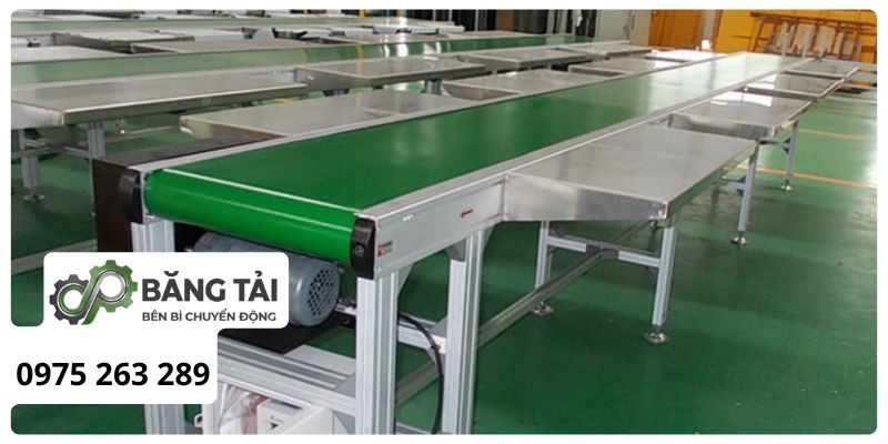 ứng dụng của nhôm đùn trong khung máy, băng tải