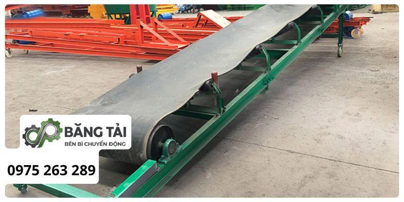 Băng tải cao su lòng máng